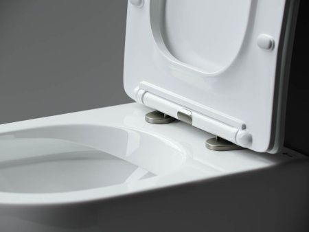 Унитаз подвесной Ceramica Nova METROPOL CN4002 белый с сиденьем микролифт безободковый душевой смыв