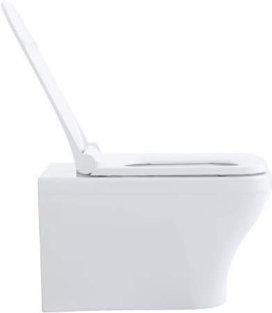 Чаша унитаза подвесная Allen Brau Infinity 4.21011.20 цвет белый без сиденья безободковая каскадный смыв