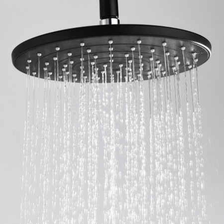 Верхний душ WasserKRAFT Elbe 7400 A077 черный