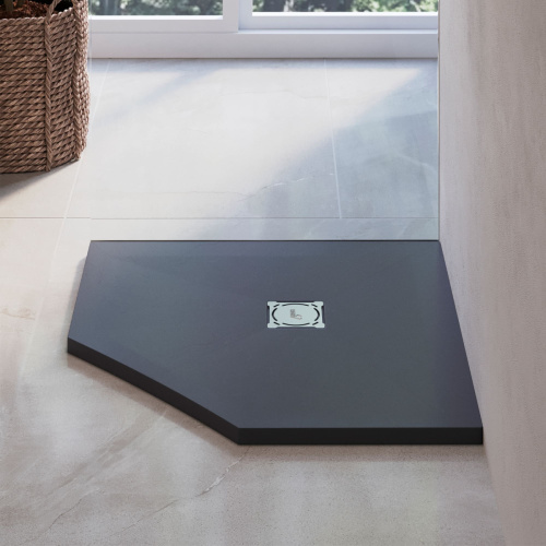 Душевой поддон из искусственного камня RGW Stone Tray (Стоун Трей) 16155088-02 80х80 серый без ножек - фото 4
