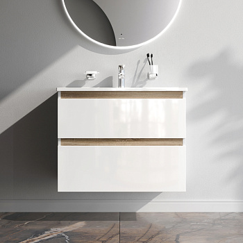 Тумба под раковину Am.Pm X-Joy M85AFHX0802WG 77х45х60 подвесная цвет белый