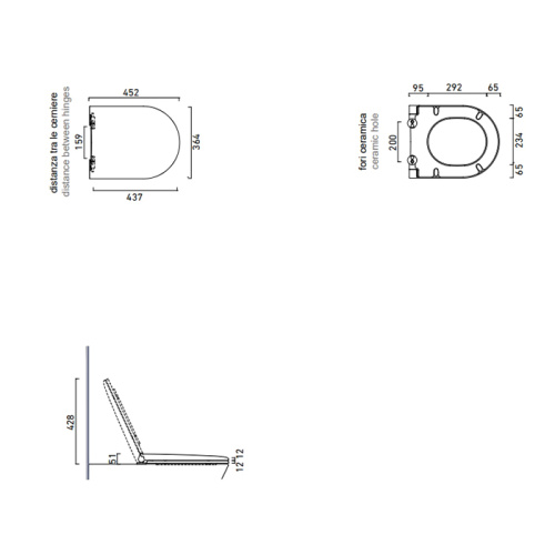 Крышка сиденье для унитаза Catalano Comfort 951500001 - фото 2