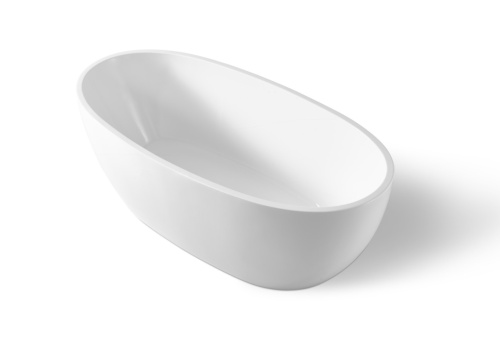 Ванна акриловая BelBagno BB69-1700-W0 169х82 отдельностоящая овальная - фото 2