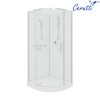 Душевая кабина Cerutti SPA KORRA90T 90х90 четверть круга без крыши ориентация универсальная