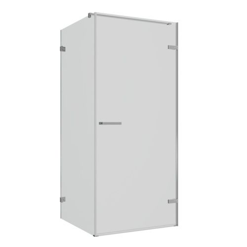 Душевой уголок Ambassador Abner 10011102R 100х100 стекло прозрачное профиль хром глянцевый без поддона