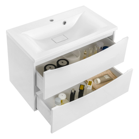 Тумба под раковину Vincea Mia VMC-2MA800GW 79х50х44 подвесная цвет белый