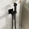 Гигиенический душ со смесителем Wasserkraft Встраиваемая продукция A71638 черный