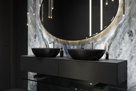 Раковина из искусственного камня Holbi TEFIA 1.02.008.11.3 60х30 накладная цвет голубой