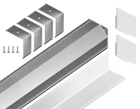 Алюминиевый угловой профиль Ambrella Light Alum Profile (Алум Профиле) GP2150AL