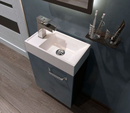 Раковина из искусственного камня Stella Polar Бриз SP-00001650 40х20 встраиваемая цвет белый