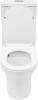 Унитаз напольный с бачком Logan 00342797 белый с сиденьем микролифт безободковый смыв торнадо