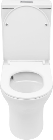 Унитаз напольный с бачком Logan 00342797 белый с сиденьем микролифт безободковый смыв торнадо
