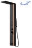 Душевая панель Cerutti SPA CT10400 настенная цвет черный