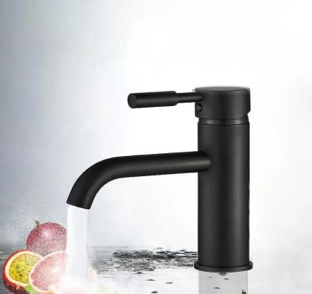 Смеситель ALMAes Sona TVZ-0905 на раковину черный