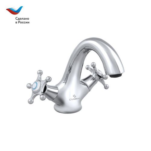 Смеситель Славен Город СЛ-ДВ-И10 на раковину хром