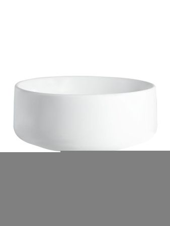 Раковина из сантехнического фарфора Orange B07-345W 30х30 накладная цвет белый