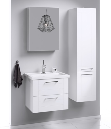 Шкаф-пенал Aqwella Y MAN0535 40х150 подвесной цвет белый