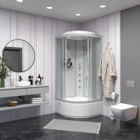 Душевая кабина Niagara Classic 23091424G 100х100 четверть круга с крышей ориентация универсальная