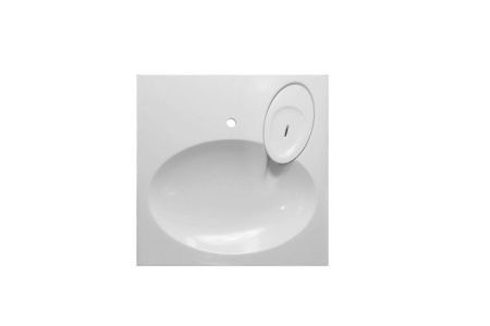 Раковина из искусственного камня Эстет LEA ФР-00001624 60х60 над стиральной машиной цвет белый 1 отверстие под смеситель