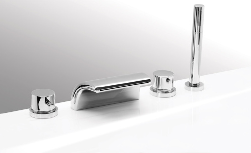 Смеситель ASD Onda Гл000025409 на борт ванны хром - фото 2