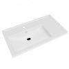 Раковина из сантехнического фаянса СанТа Фостер80П 80х50 накладная цвет белый