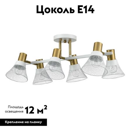 Люстра потолочная Lumion Anriya (Анриыа) 8045/6C