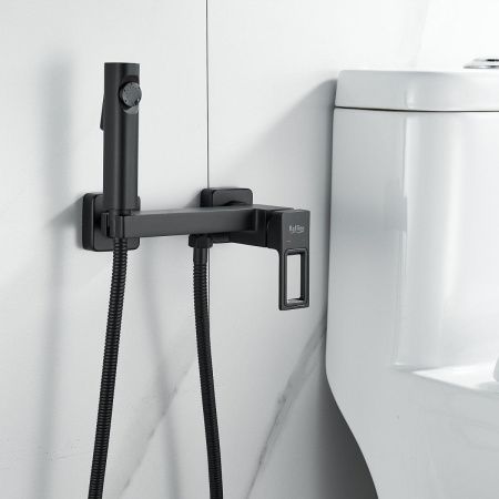 Гигиенический душ со смесителем Raffine F0596H-1 черный