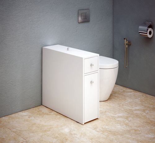 Комод Corozo Энри SD-00000608 23х66х70 напольный цвет белый - фото 3 Комод Corozo Энри SD-00000608 23х66х70 напольный цвет белый - фото 3