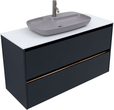 Тумба под раковину Allen Brau Activity 1.34007.AM 120х50 подвесная цвет черный