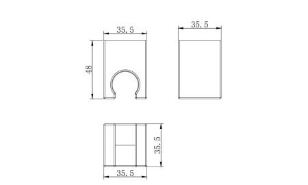 Держатель для душа Aquatek AQ2400MB черный