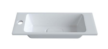 Раковина из искусственного камня Uperwood Modul 2911020338 60х20 полувстраиваемая цвет белый