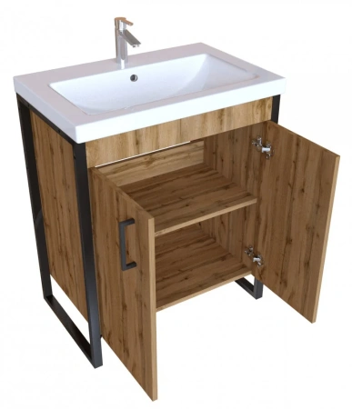 Тумба под раковину 1MarKa Grunge Loft Ц0000008499 70х40 цвет коричневый