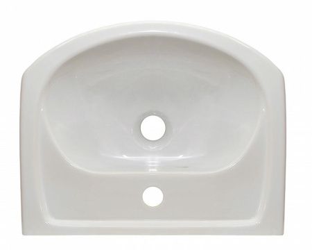Раковина керамическая Onika Дора 604701 50х40 накладная цвет белый 1 отверстие под смеситель