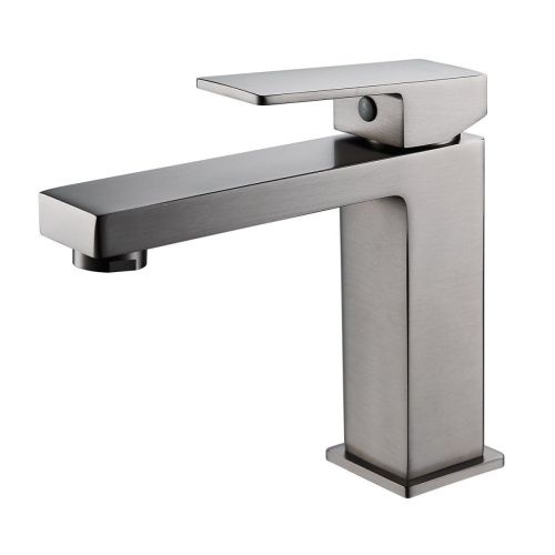 Смеситель Shevanik S9601T на раковину оружейная сталь - фото 2