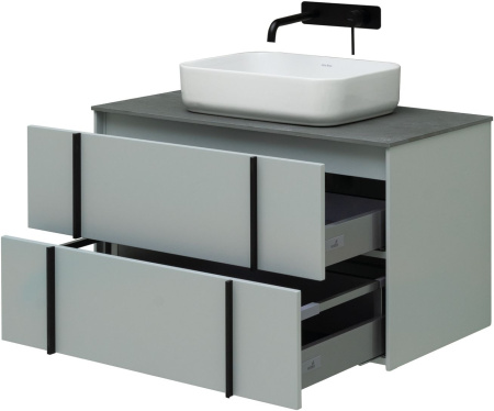 Тумба под раковину Allen Brau Reality 1.32006.PWM 90х46х50 подвесная цвет зеленый