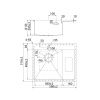 Кухонная мойка Iddis Haze HAZ59SLi77 60х50 цвет серый поверхность матовая