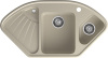 Кухонная мойка Granfest Corner C-1040E топаз 104х56 цвет серый поверхность матовая