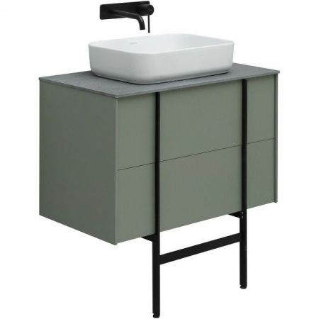 Тумба под раковину Allen Brau Reality 1.32005.CGM 80х50 подвесная цвет зеленый
