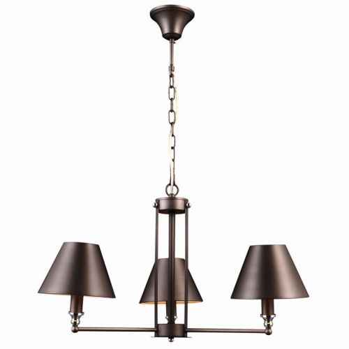 Люстра подвесная Natali Kovaltseva Marquis (Маркуис) Marquis 81000-3C GRAY BRASS - фото 2