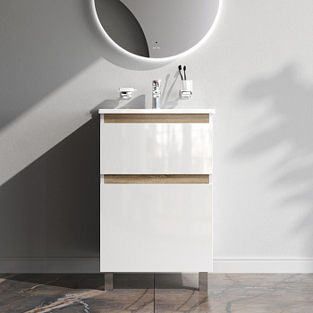 Тумба под раковину Am.Pm X-Joy M85AFSX0552WG 53х45х83 напольная цвет белый