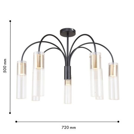 Люстра на штанге F-Promo Kors (Корс) 4740-7C