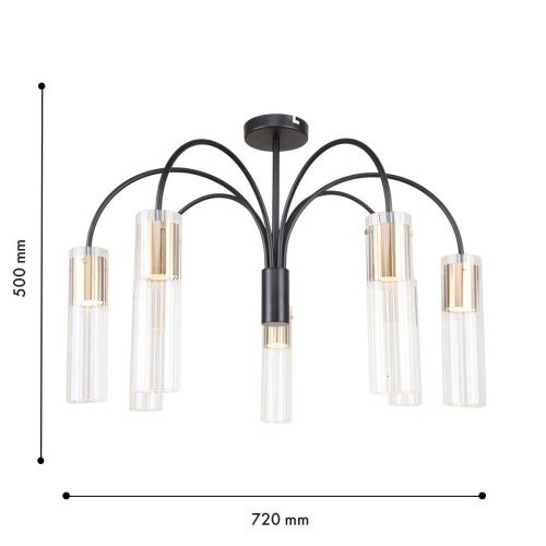 Люстра на штанге F-Promo Kors (Корс) 4740-7C - фото 3
