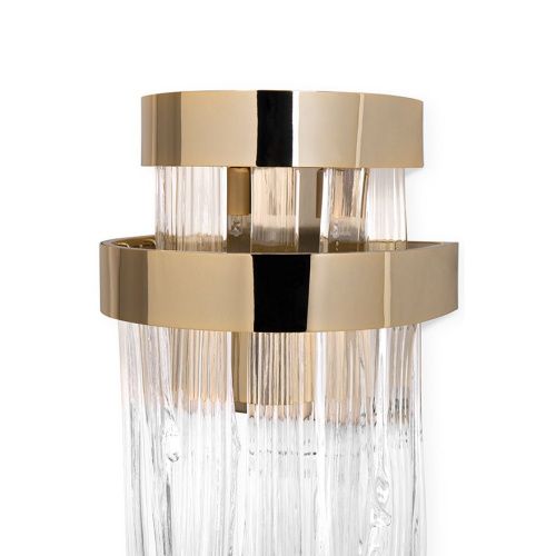 Светильник настенный Delight Collection Babel (Бабел) KM0990W-2 brass - фото 2