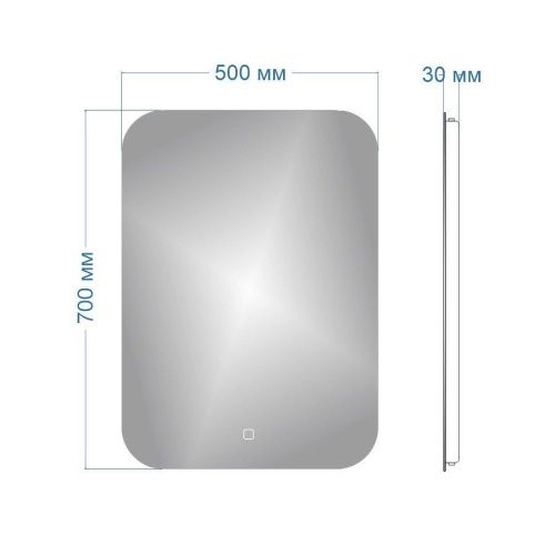 Зеркало с подсветкой Maretti FL145070P25EL 50х70 - фото 3