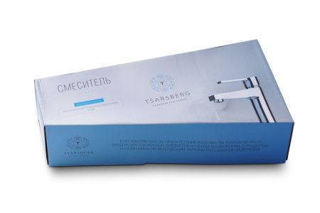 Cмеситель для ванны и душа TSARSBERG TSB-950-1177 настенный хром