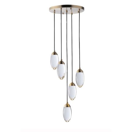 Светильник потолочный Delight Collection Celestial (Целестиал) MT8848-5H brass