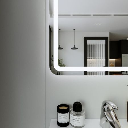 Зеркало с подсветкой Бриклаер Эстель 4627125414220 60х80 подвесное