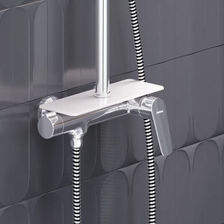 Душевая стойка Damixa Jupiter 977780000 настенная цвет хром