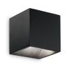 Уличный настенный светодиодный светильник Ideal lux Rubik (Рубик) Rubik AP1 Nero 142302