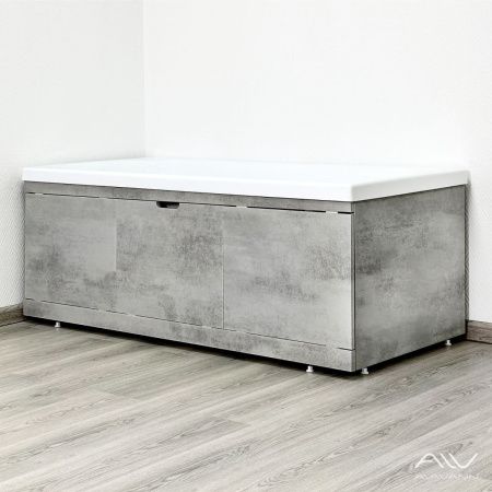 Экран под ванну Alavann Rita 75 см ALV0768002 торцевой МДФ серый